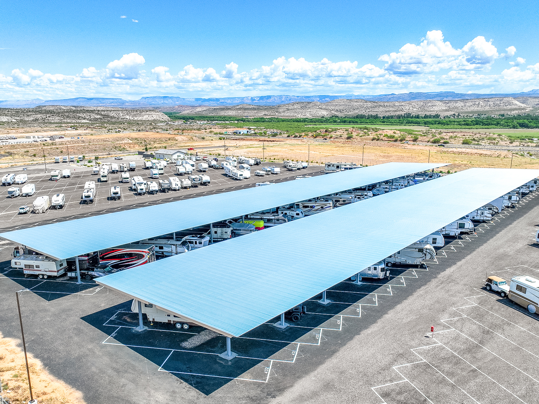 Covered RV, Trailer and Boat Storage, Boulder Creek RV Storage Camp Verde, AZ 86322